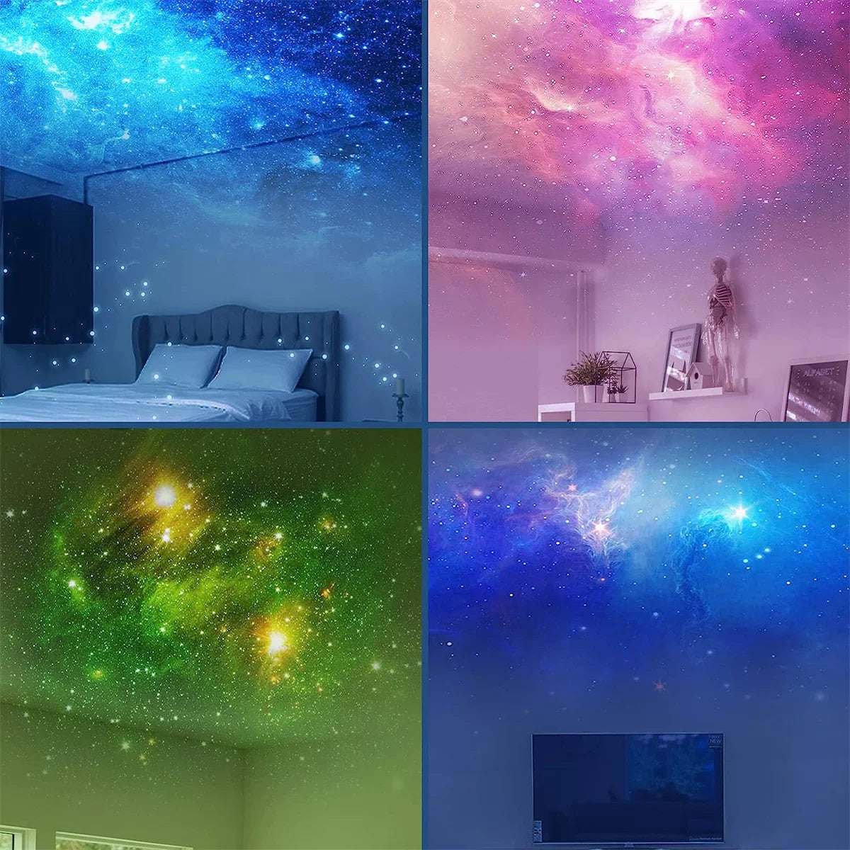 Mini Astronaut Star Projector and Galaxy Night Light