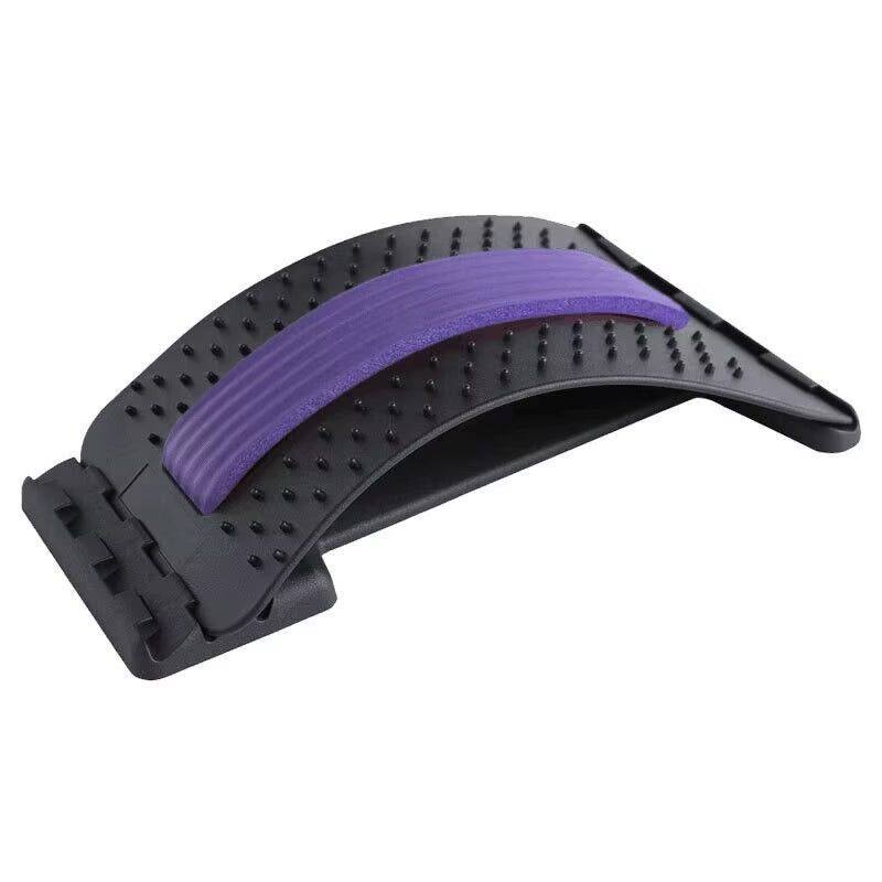 Back Stretcher for Lower Back Pain Relief Adjustable Lumbar Back Cracker Board Back Massager for Scoliosis Spine Decompression
