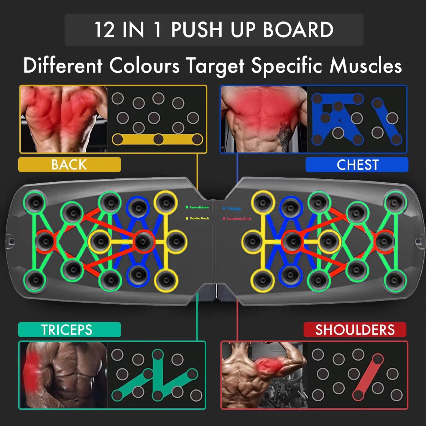 Multifunctional Push up Training Board