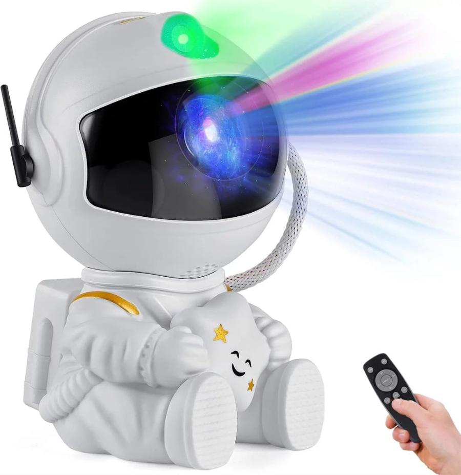 Mini Astronaut Star Projector and Galaxy Night Light 